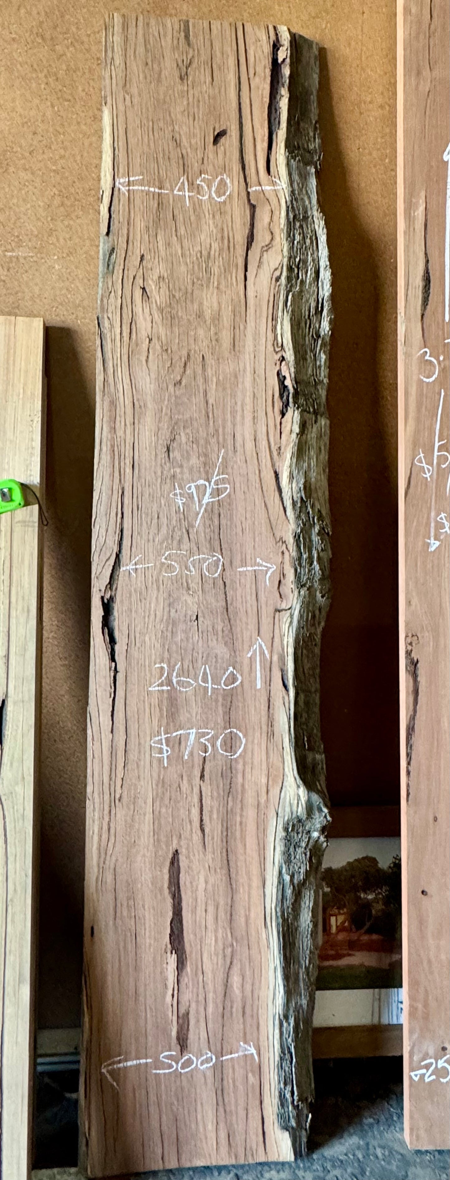 Western Australian Marri Timber Slab