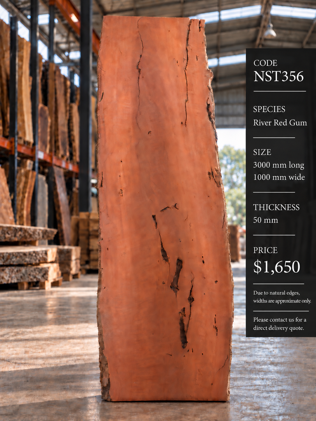 River Red Gum Timber Slab