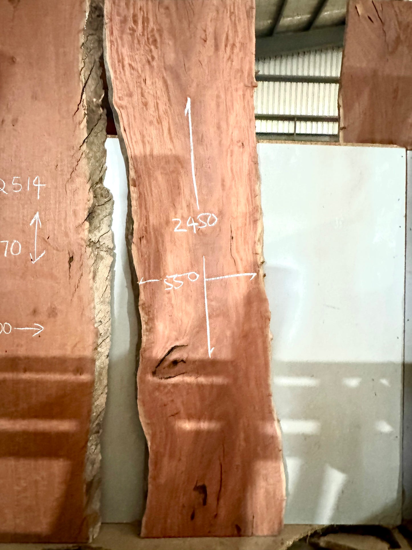 Red Gum Timbe Slab.