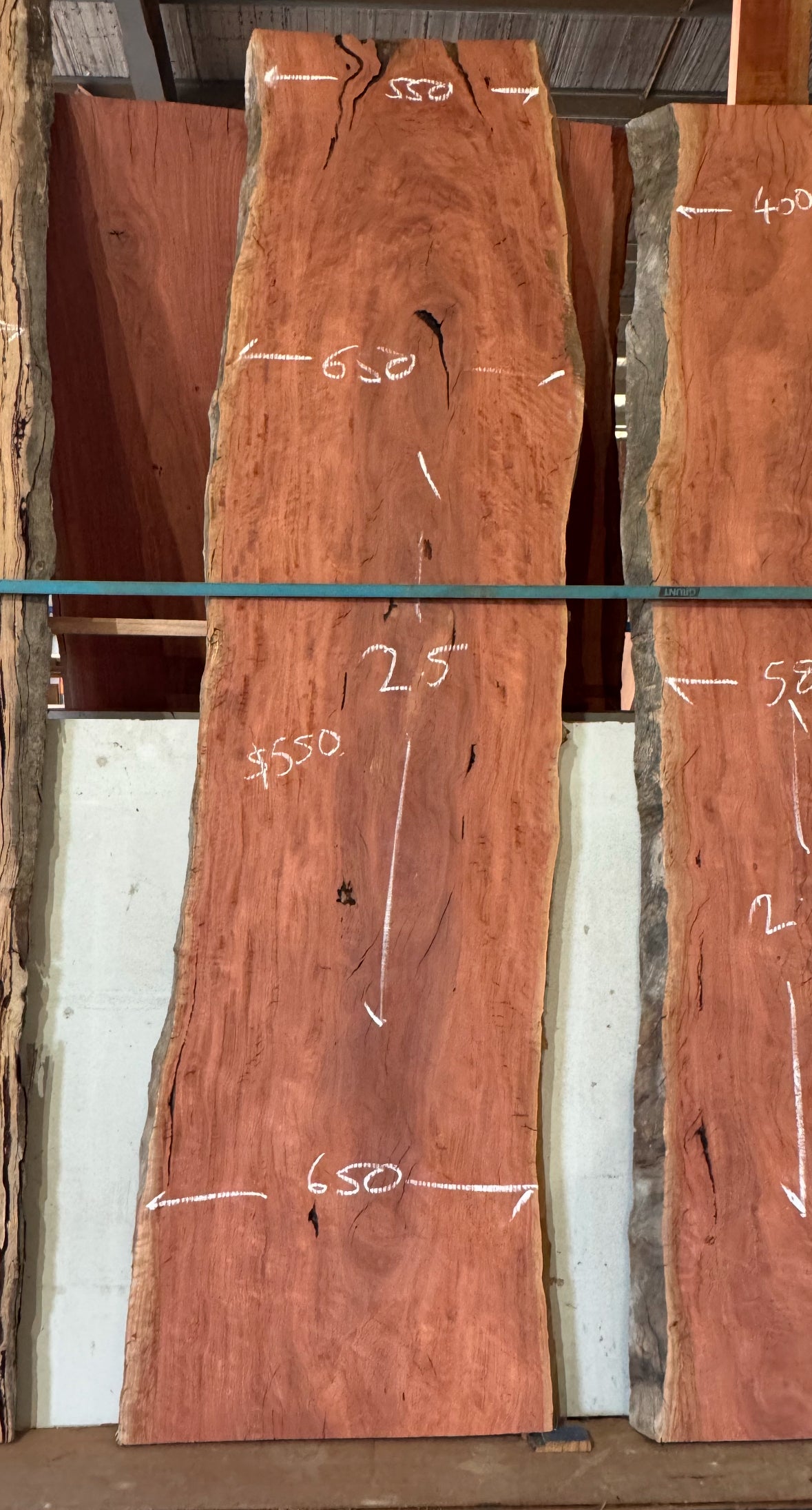 Red Gum Timber Slab.