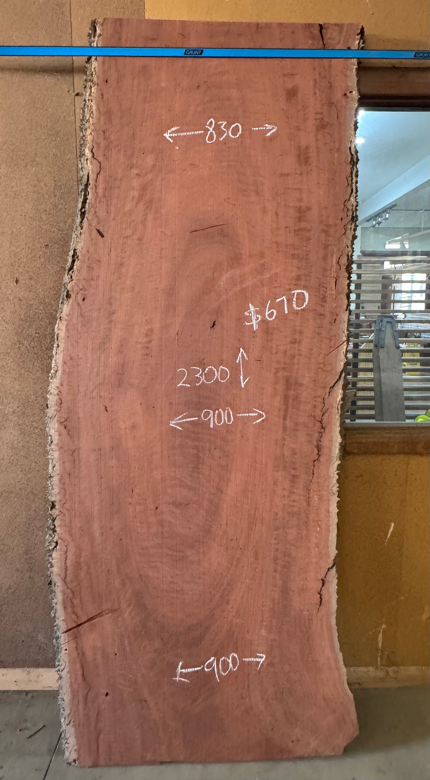 Red Gum Timber Slab