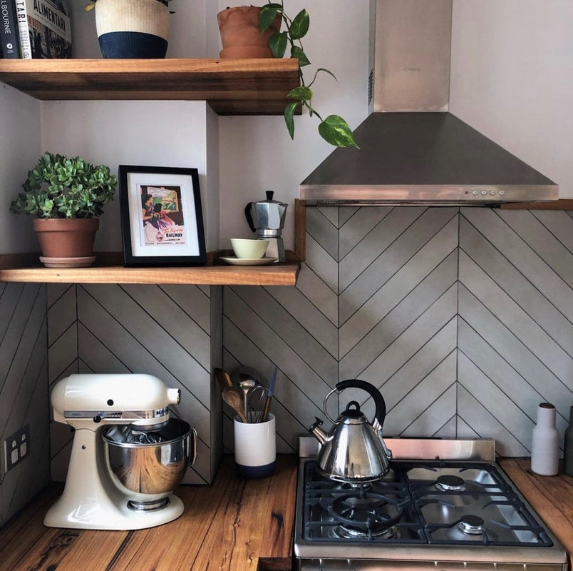 Timber Shelving - Floating