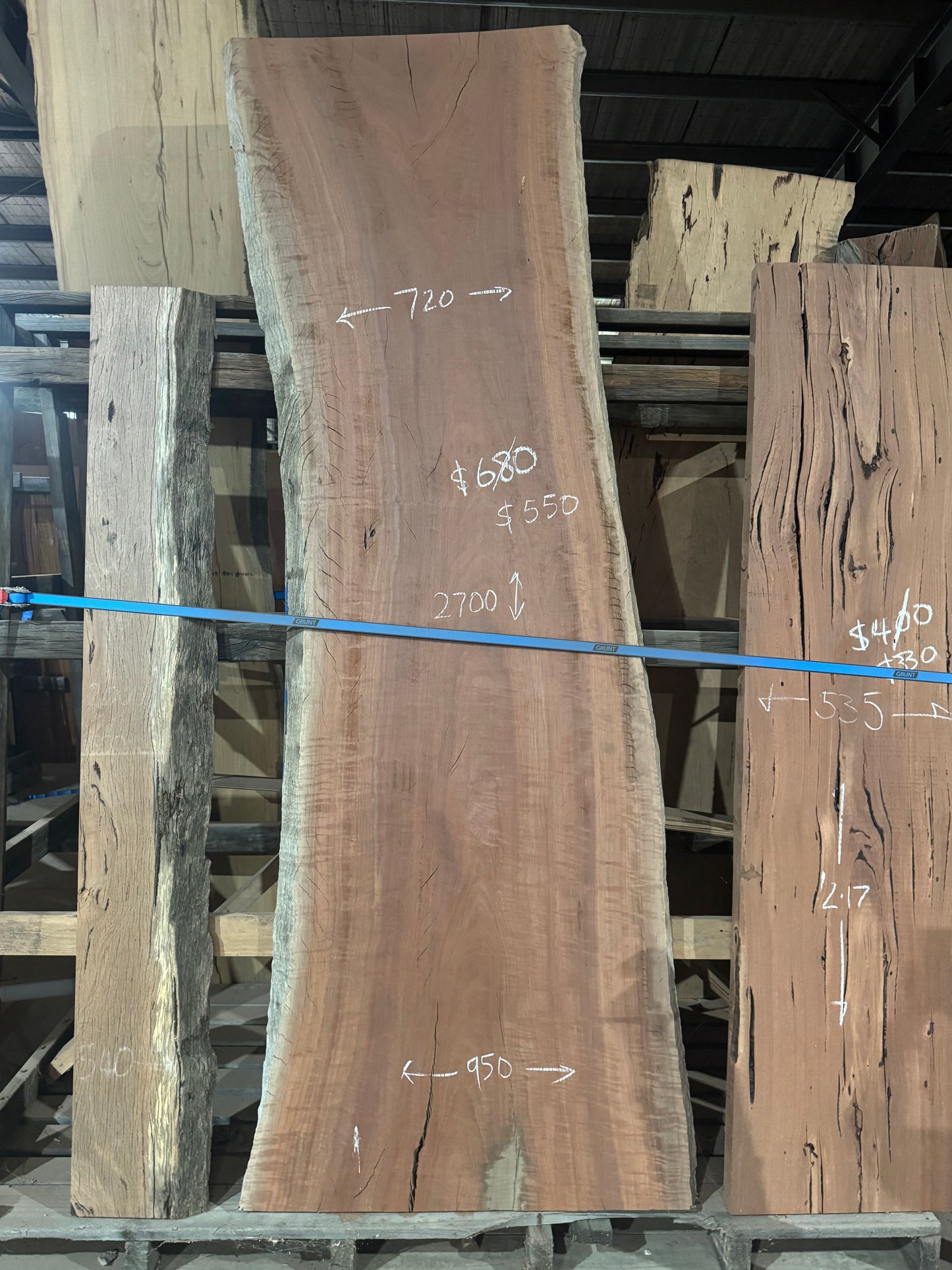 Red Gum Timber Slab