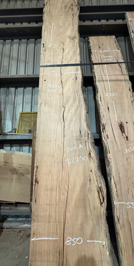 Western Australian Marri Timber Slab