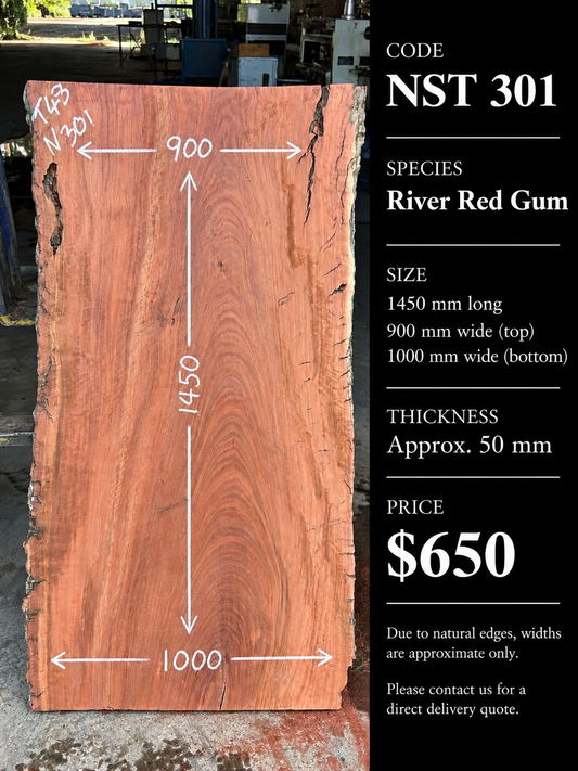 Timber Slab - River Red Gum