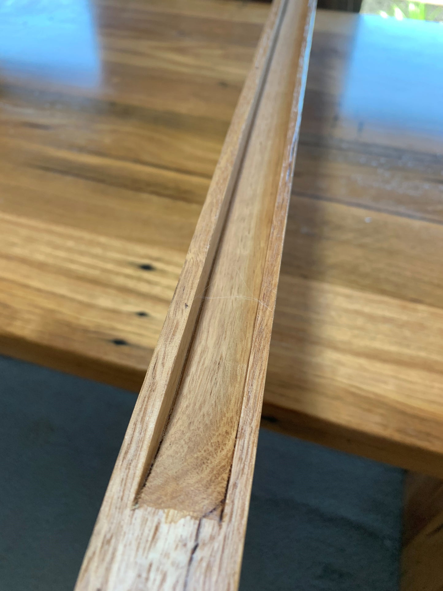 Red Gum Natural Edge Shelving