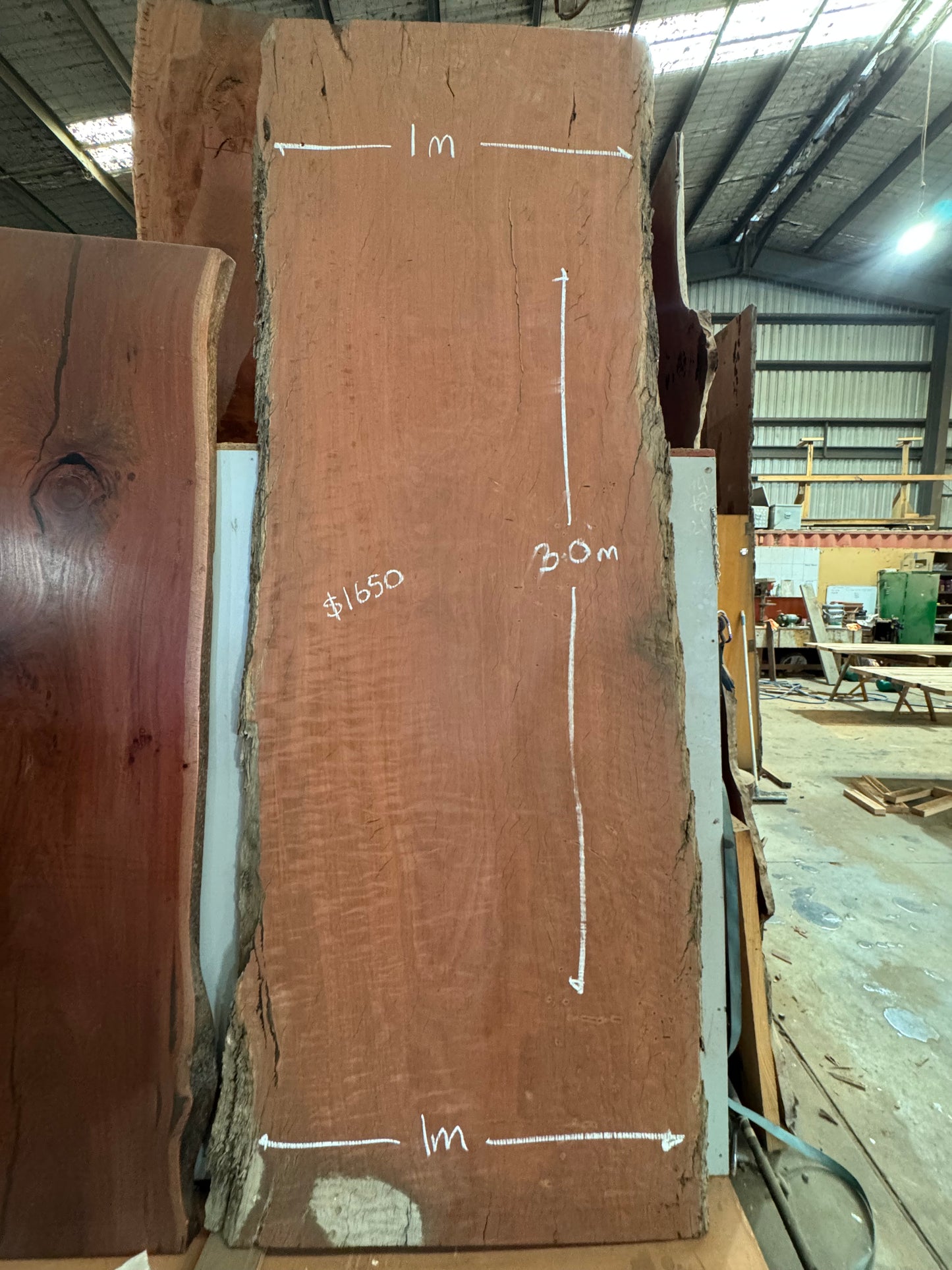 Red Gum Timber Slab