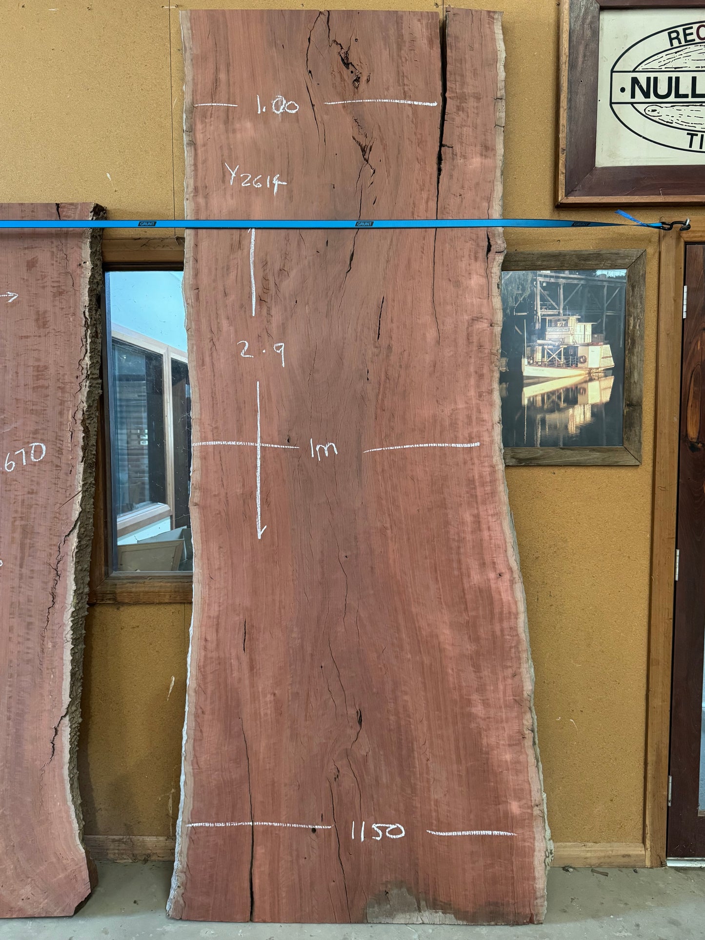 Red Gum One Piece Slab Table Top
